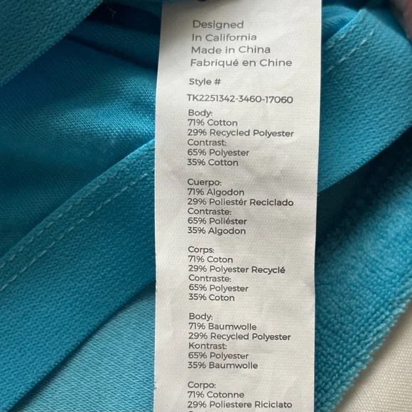 NWT Fabletics Terry Mock Neck Tank Top - Picture 6 of 6